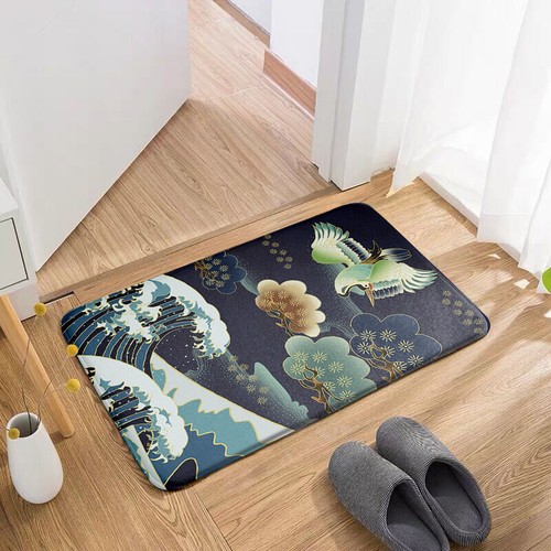 Japanese ukiyo waves floor - waves,