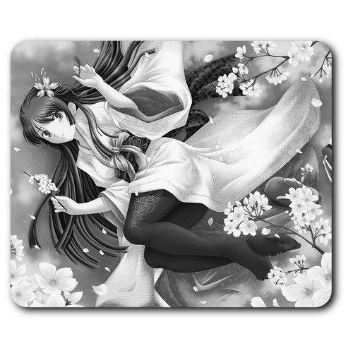 Rectangle mouse mat - mat, bw